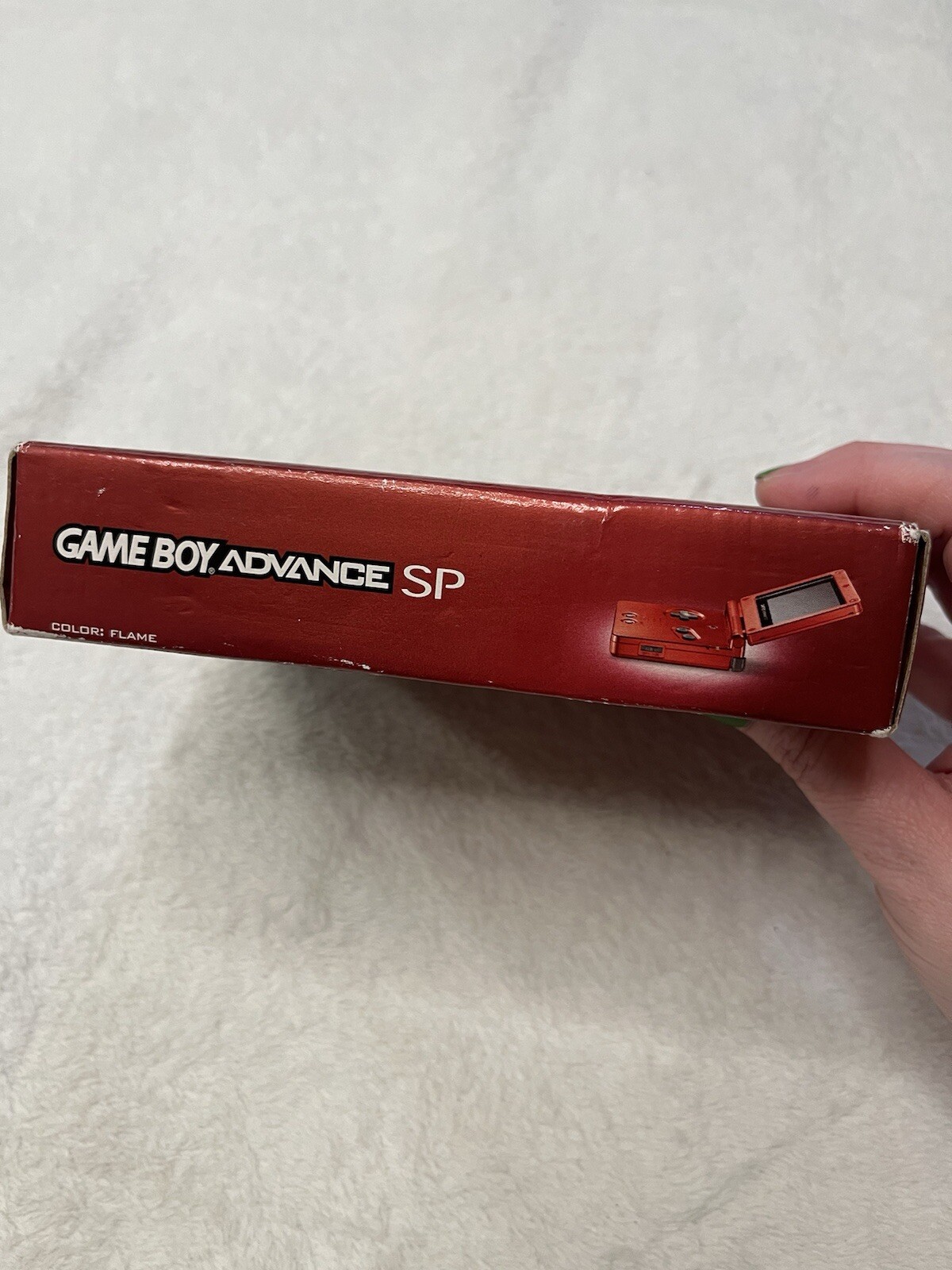 Nintendo Game Boy Advance SP Handheld System - Flame Red for sale ...