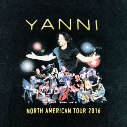 T-Shirt Yanni 2016 North American Concert Tour schwarz • XL