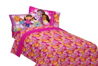 Nick Jr Dora And Friends Hola Amigas 60-percent Cotton/40-percent Polyester S... Nick Jr Dora And Friends Hola Amigas 60-percent Cotton/40-percent Polyester S...