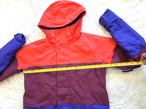Burton Ski Coat Womens S Dryride Colorblock Snowboard Jacket Blue Red Maroon - Picture 12 of 13