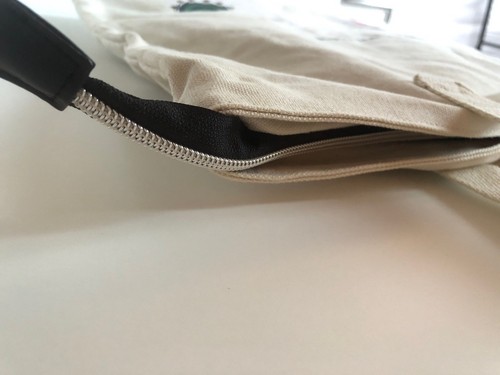 Schultertasche beige 44x44 cm C&A Lama Shopper - Bild 5 von 9