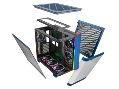 MONTECH, KING 95 PRO Dual-Chamber ATX Mid-Tower PC Gaming