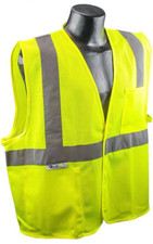 NEW Radwear SV2 Mesh Economy Safety Vest Size 3X Yellow ANSI/ISEA TYPE R CLASS 2