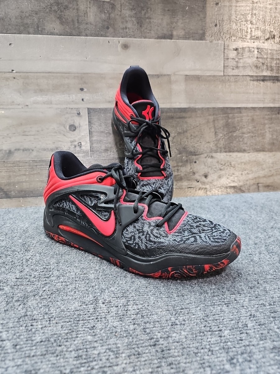 Nike KD15 Bred Black University Red Basketball Shoes DC1975-003