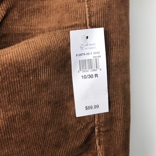 GAP Corduroy Universal Legging Womens 10/30R Super Stretch High Rise Brown - Picture 10 of 13