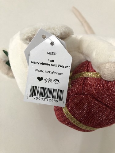 Jellycat I am Merry Mouse con regalo regalo de Navidad - Imagen 3 de 11