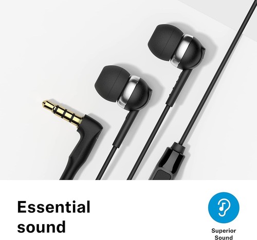 Auriculares Sennheiser CX 80S - Auriculares Estéreo Profesional con Micrófono Reino Unido - Imagen 3 de 7