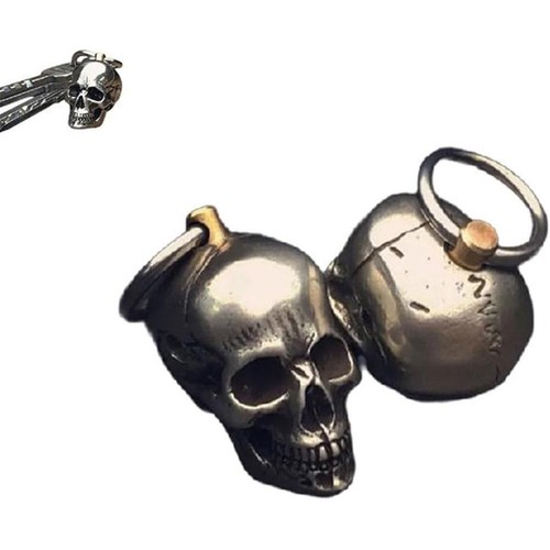Porte-clés Shark Rocket Bomb, porte-clés bouteille crâne, porte-clés crâne chaud - Photo 8/18