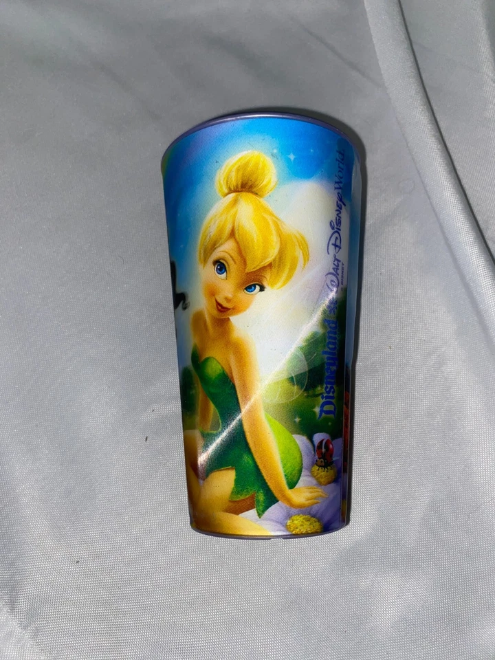 Taza Lenticular 3D Hadas Disney De Colección 16oz Campanilla Castillo de Cenicienta Foto 2 de 4