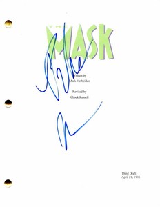 PETER-GREENE-SIGNED-AUTOGRAPH-THE-MASK-MOVIE-SCRIPT-JIM-CARREY-CAMERON-DIAZ