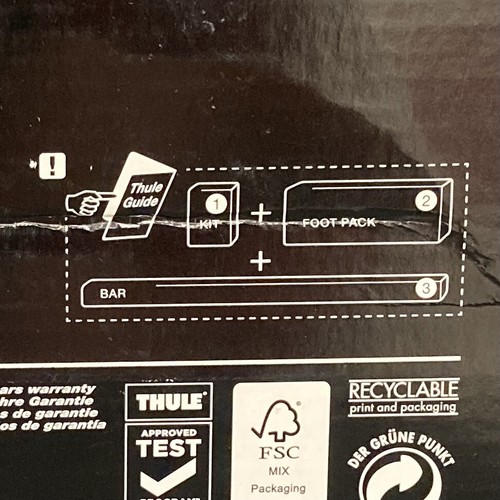 Thule Fixpoint Fitting Kit 183015 For Roof Rack Car Parts NEW *DAMAGED BOX - 第 5/9 張圖片