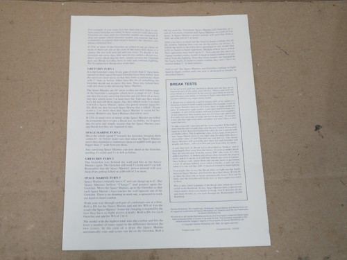 Original 1993 Base Set Spiel - How To Play Warhammer 40.000 40K Anleitung - Bild 5 von 8
