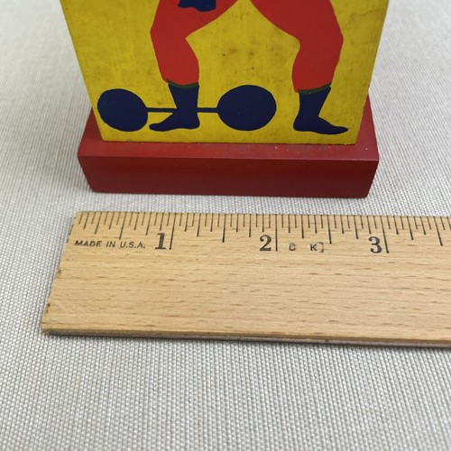 Reuge Dancing Man Circus Clown "Tico Tico" Vintage Carnival Music Box Coin Bank - Picture 13 of 14