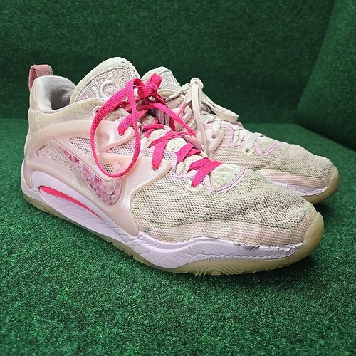 Nike KD 15 NRG Aunt Pearls Size 11 Basketball Shoes DQ3852-600 Pink - Picture 5 of 17