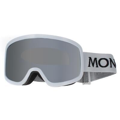 Moncler Ski Goggles ML0215 Terrabeam 21C White Grey Mirror