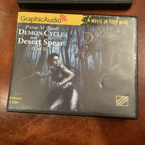Demon Cycle-The Desert Spear Vol. 1 & 2 Peter V. Brett GraphicAudio - Picture 2 of 5
