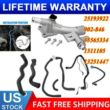 Coolant Housing Water Outlet w/Radiator Hose Kit for 2013-2019 Buick Encore 1.4L