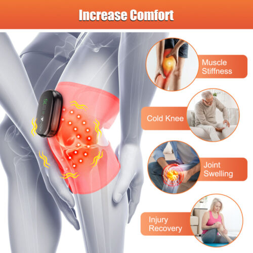 Knie-Massagegerät Infrarot Wärme & Vibration für Knie Schulter Schmerzlinderung - Bild 6 von 10
