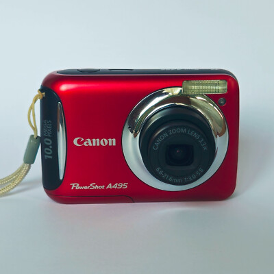 Canon PowerShot A POWERSHOT A495 Red（Canon PowerShot A495