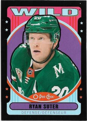 2021-22 O-PEE-CHEE RETRO BLACK BORDER PARALLEL #193 RYAN SUTER 016/100