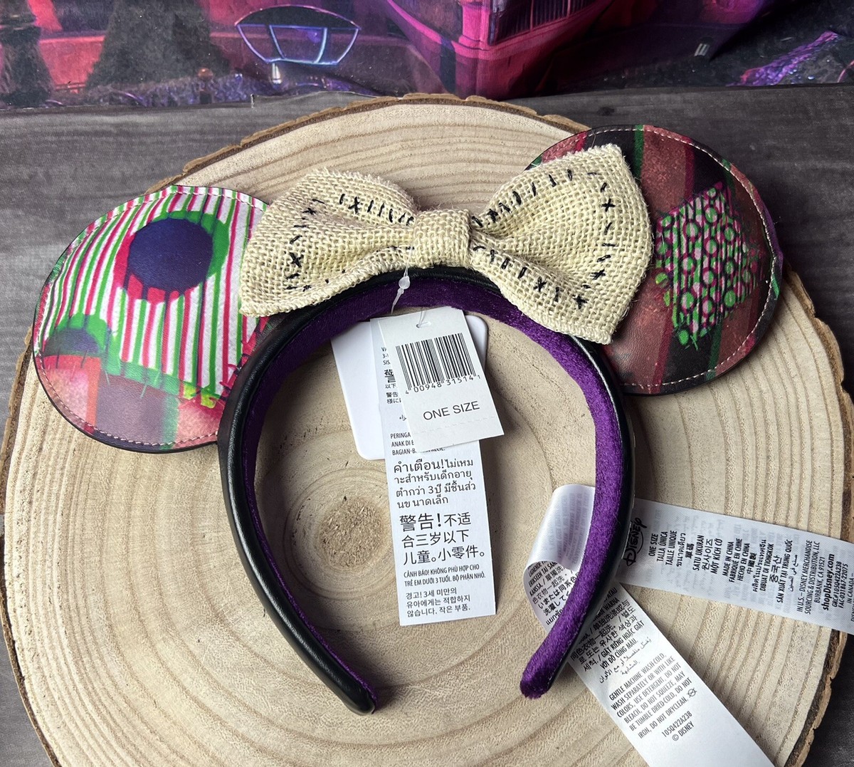 Disney Nightmare Before Christmas Sally Minnie Ears Headband 