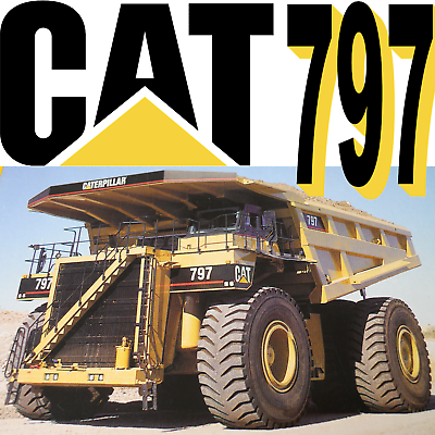 Caterpillar CAT 797 Off-Highway Truck Diecast Model Scale 1 Caterpillar CAT 797 Off-Highway Truck Diecast Model Scale 1
