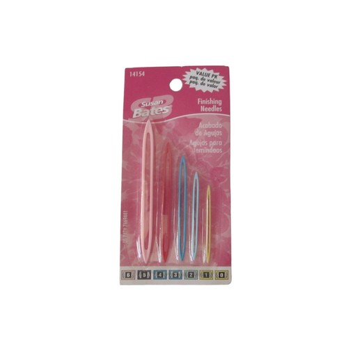 NEW SUSAN BATES 5 Sizes Plastic Finishing Needles Knitting Crochet Crafts eBay