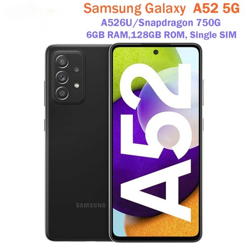Teléfonos Samsung Galaxy A52 5G A526U 6GB 128GB NFC Snapdragon 750G con desbloqueo original - Imagen 2 de 23