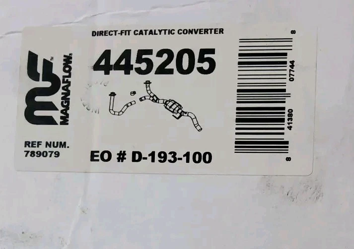 Convertidor catalítico Magnaflow 445205 compatible con Durango 2000-2001 Foto 3 de 3