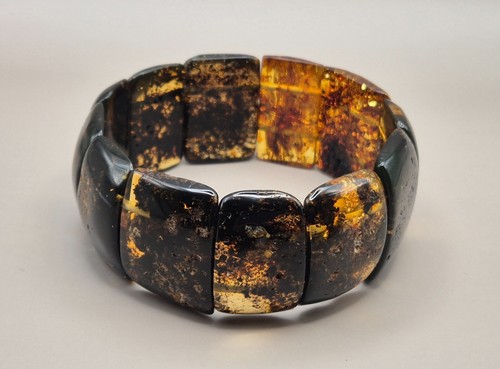 Pulsera Ámbar Báltico Real Genuino 32,8 gramos - Imagen 2 de 5