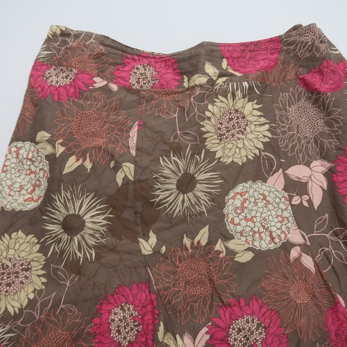 a.n.a. Floral Skirt 20W Boho Fairy Cotton Ruffle Hippie Summer Casual - Picture 3 of 7