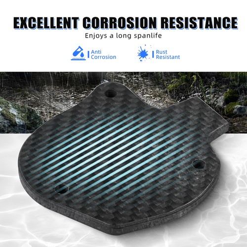 For YAMAHA YFZ450R Carbon Fiber Throttle Cover Gear Cap #1S3-2628F-00-00 Black - Picture 3 of 9