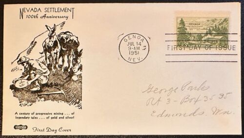 1951 US #999 FDC 1951 (mellone 30, Schacht) *d - Picture 1 of 2