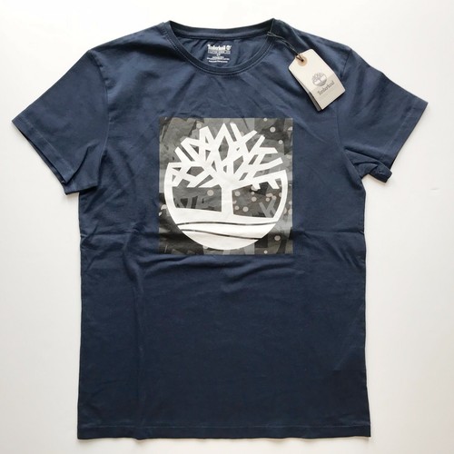 Timberland Men's Kennebec River Pattern Short Sleeve Crew Neck T-Shirt Tee A1LMR - Picture 31 of 32