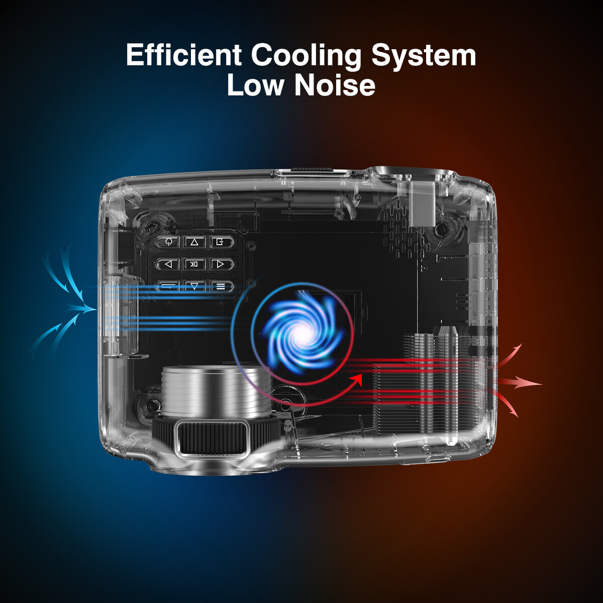 Excelvan BL49 Wifi Proyector Projector Cine en casa 5000 Lumens Android 6.0 HIFI s l1600 - Excelvan BL49 Wifi Proyector Projector Cine en casa 5000 Lumens Android 6.0 HIFI