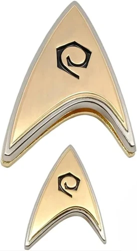 QMx Quantum Mechanix Star Trek: Discovery Enterprise Operations Badge and Pin