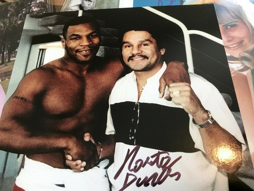 Roberto Duran PSA/DNA COA autograph w/ Mike Tyson signed auto 8x10 NO MAS - Picture 5 of 5