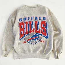 Buffalo Bill Crewneck Sweatshirt NFL vtg, unisex men women, football TE8914