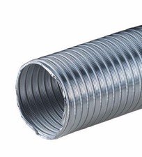 3" / 75mm Aluminium Flexible Pipe Alloy Air Ducting Tube Heat Resistant Hose