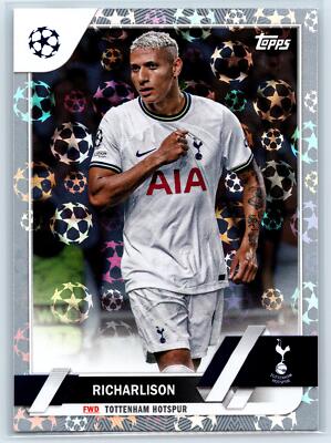 Richarlison 2022 Topps UEFA Starball Foil Tottenham Hotspur