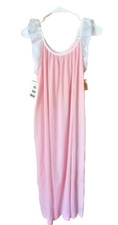 Vintage Monique Ladies Size M Pink Nylon Lace Chemise Night gown NWT.