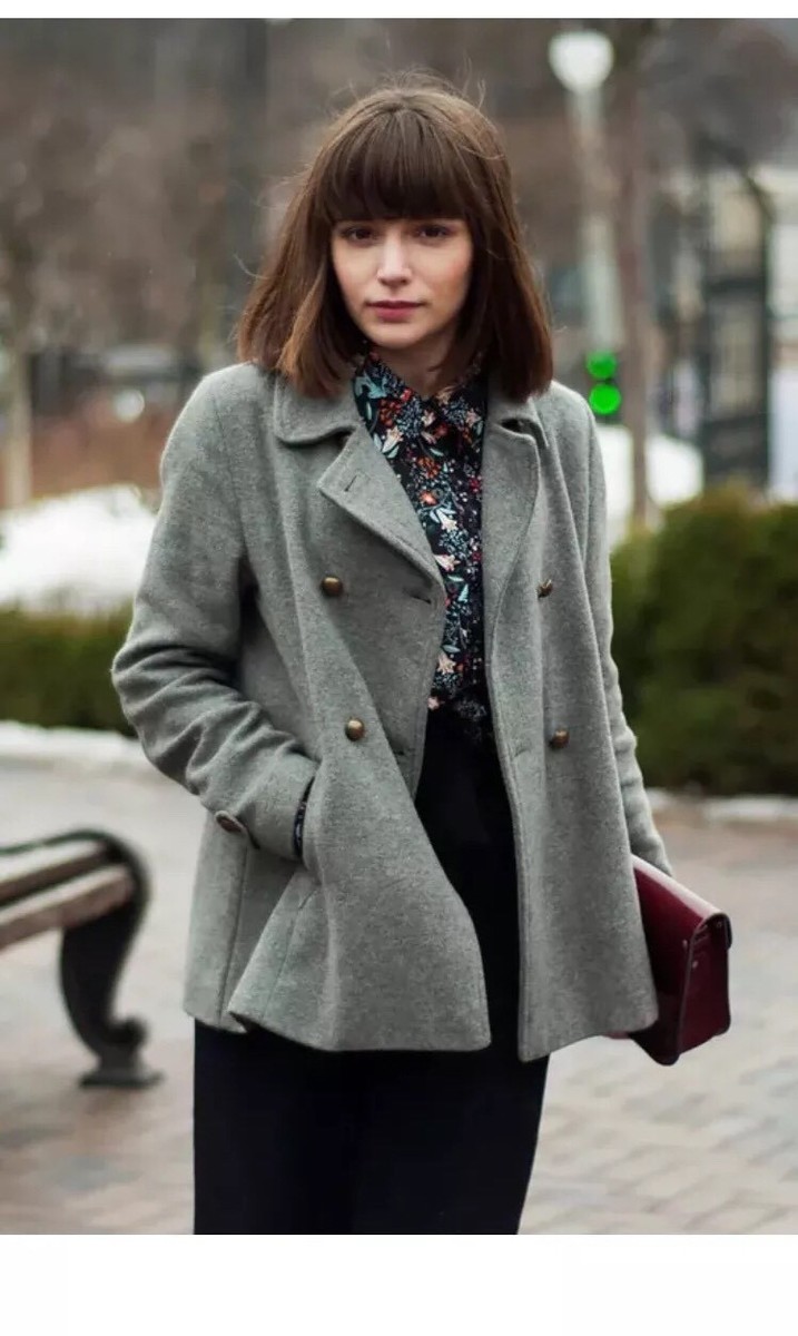 Lapel coat women's zara Clearance