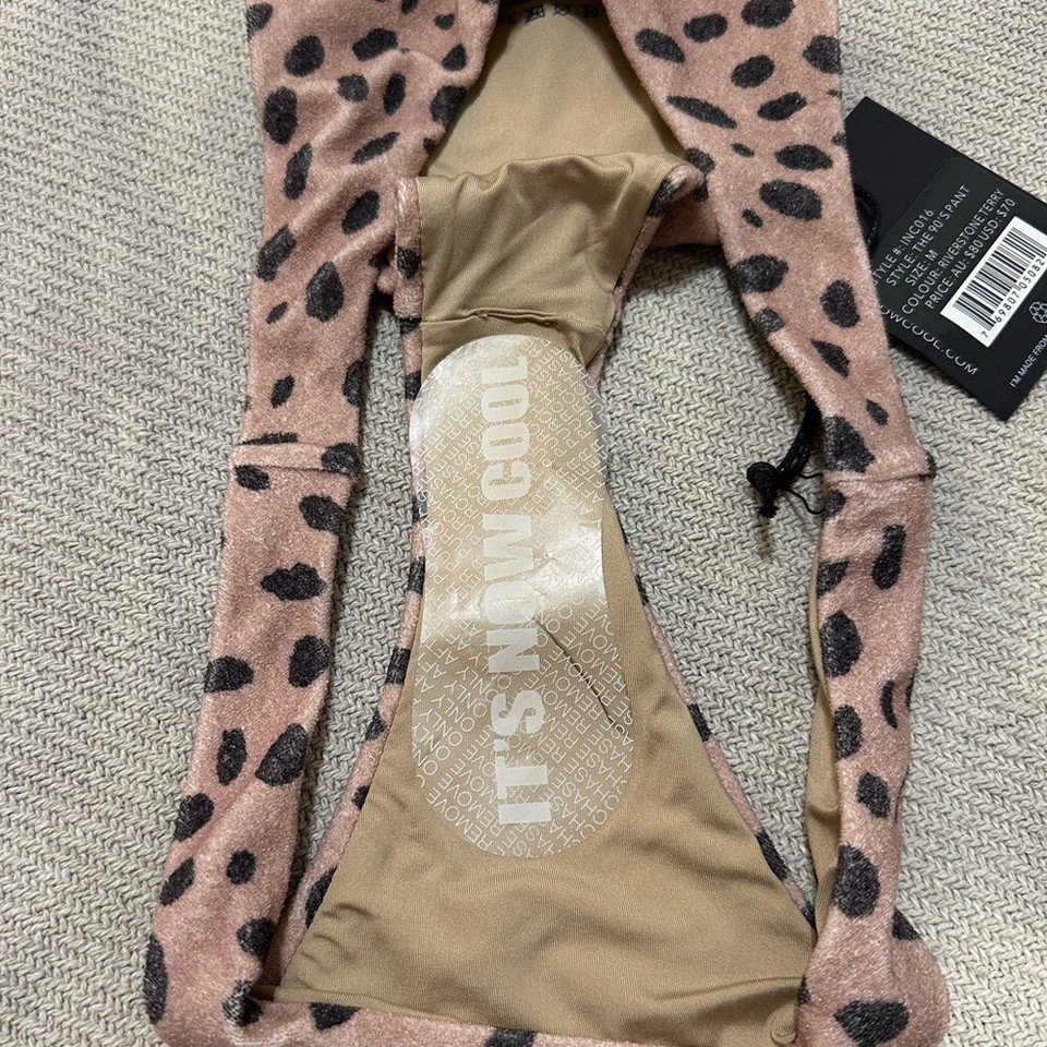 It’s Now Cool Animal Print Swim Bikini Bottom Medium NWT 70 Riverstone Terry eBay