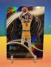 2023-24 Panini Select Courtside Green White Purple Prizm Jalen Hood-Schifino RC