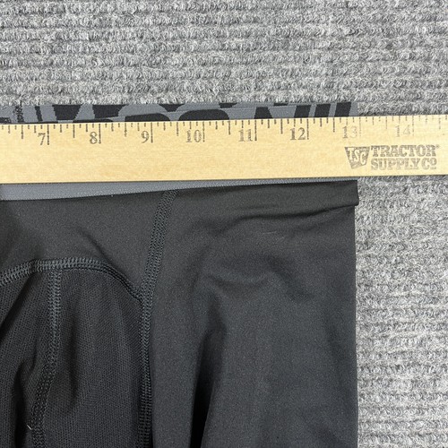 Nike Pro men's small black dri-fit base layer compression tights front gusset - Picture 9 of 11