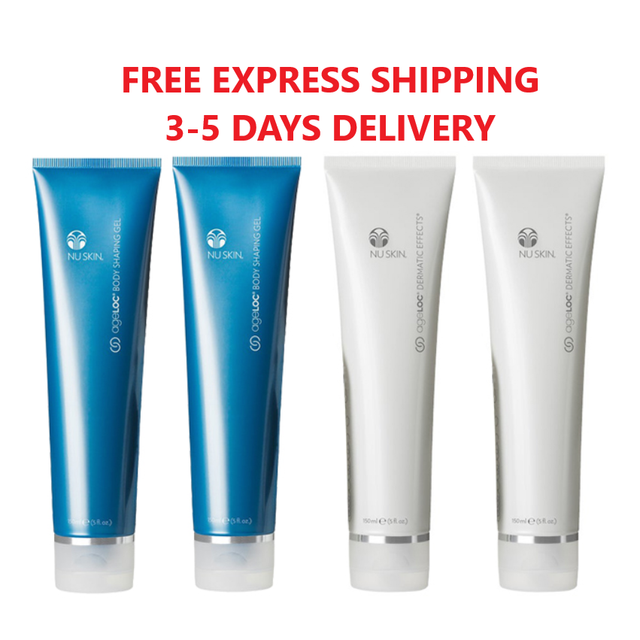 2 SETS Nu Skin ageLOC Body Shaping Gel 5flOz and Dermatic Effects 5floz