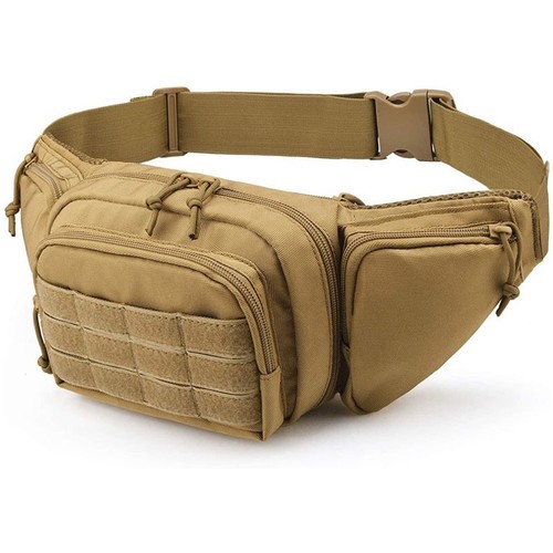 Tactical Pistol Pouch Waist Pack Bag Fanny Pack Concealed Carry Gun Holster Bag - Picture 14 of 21