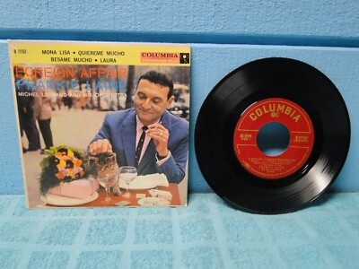 Frankie Laine Foreign Affair Columbia B-11161 7'' 45 RPM EP PS XTRA 45s SHIP FREE