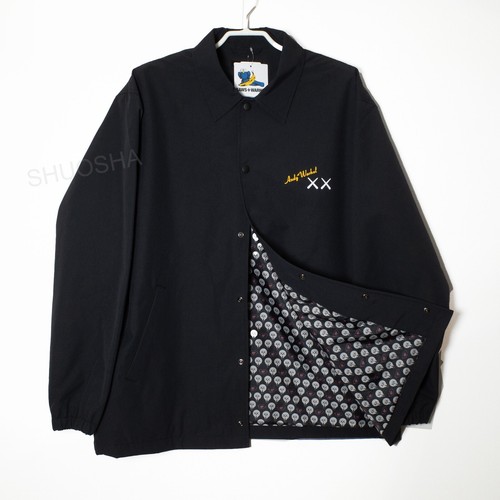 KAWS + WARHOL x UNIQLO Coach Jacket Black Size L NEW with tags - Foto 2 di 12