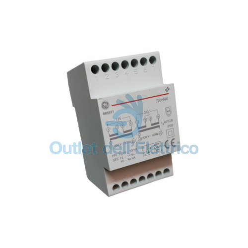 Ge Power 665911 Tr + S40 Trasf.sic. 40VA 230V/12-12-24V 3M